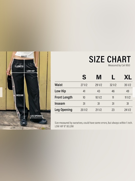 Black Track Pants with Pink-Trim Side Stripes - Picture 10 of 10